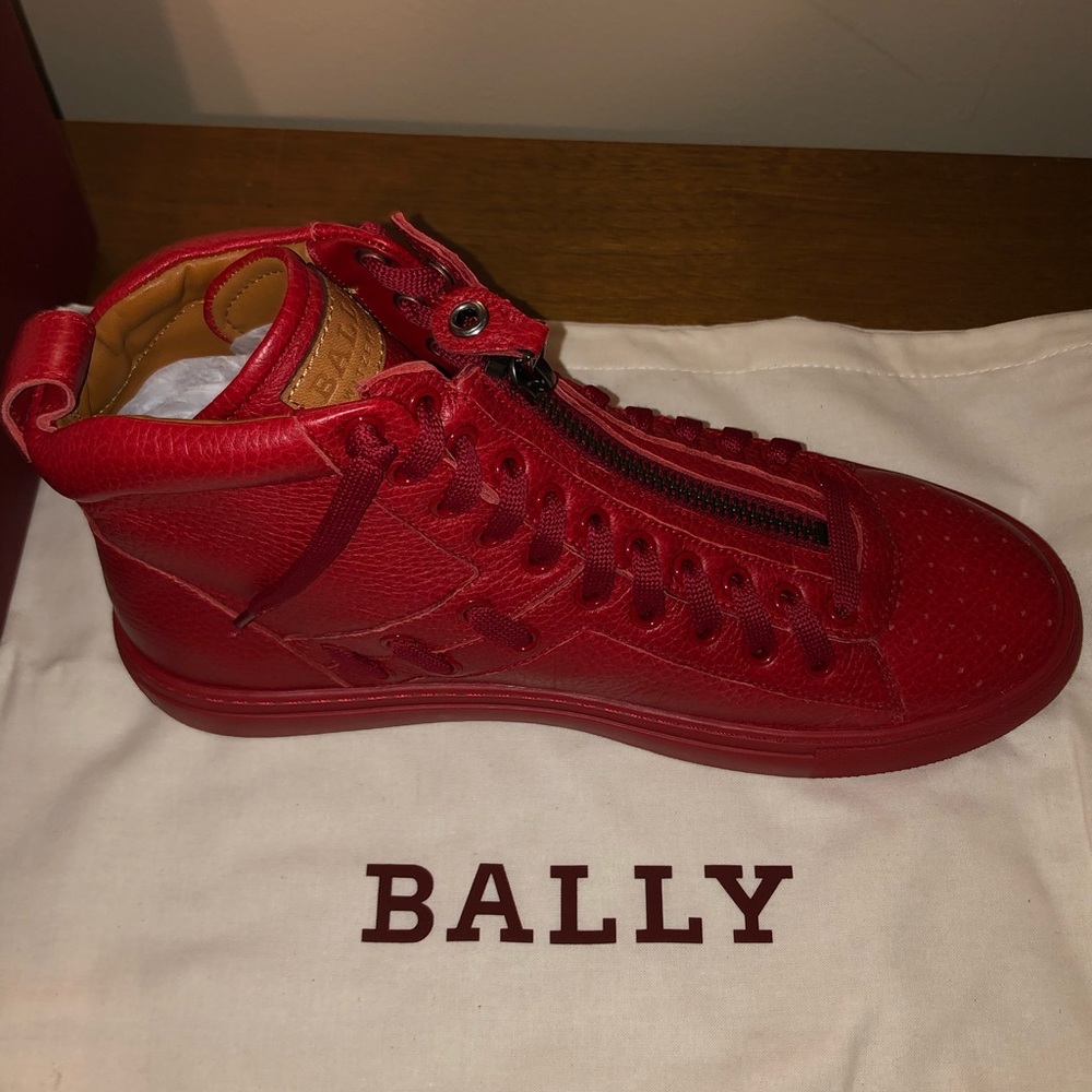 Bally Hekem patchwork high-top sneaker